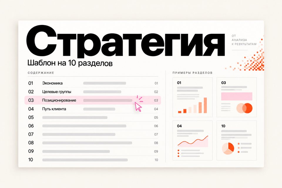 Шаблон стратегии на 10 разделов